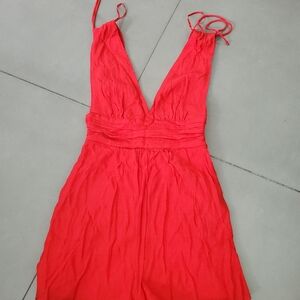 One Clothing,  red women's short jumpsuit,  Size S